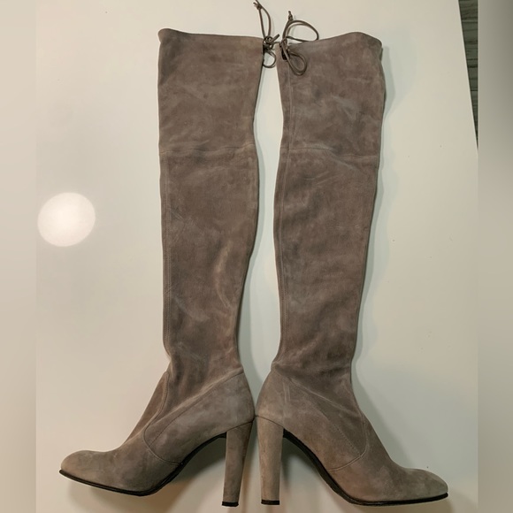 Stuart Weitzman Over-the-knee Suede Boots - Picture 6 of 7